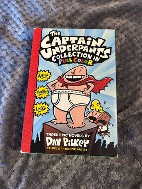 New Captain Underpants 3 Hard Cover Book set